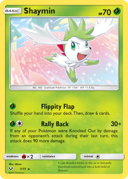 Shaymin sm3.5 7/73