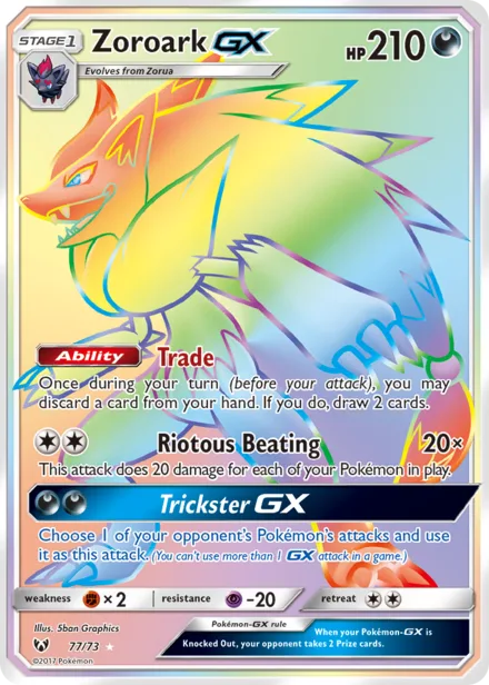 Zoroark GX sm3.5 77/73
