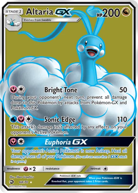 Altaria GX sm7.5 68/70