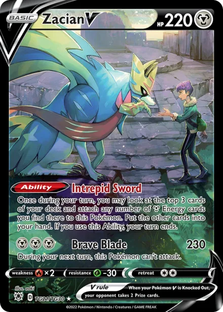 Zacian V swsh10tg TG21