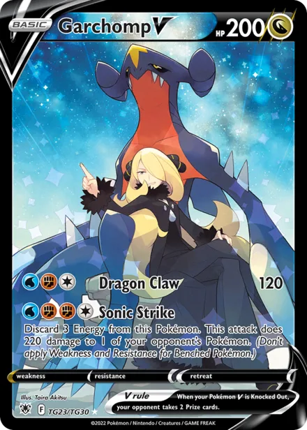 Garchomp V swsh10tg TG23