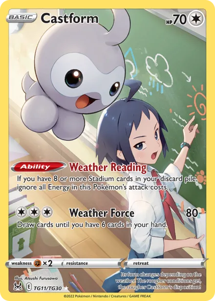 Castform swsh11tg TG11