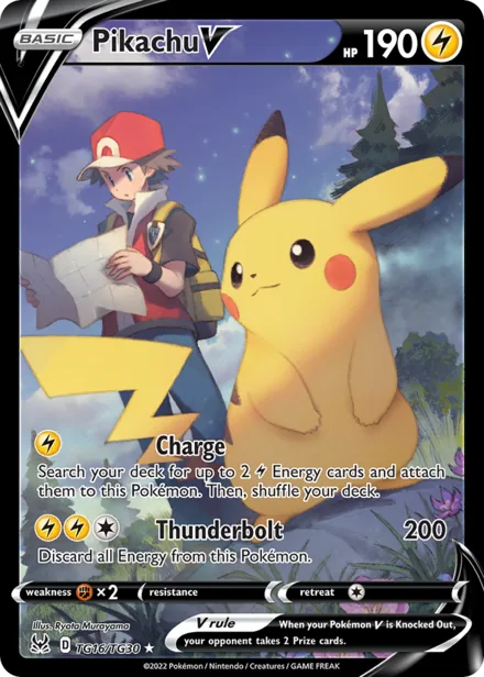 Pikachu V swsh11tg TG16