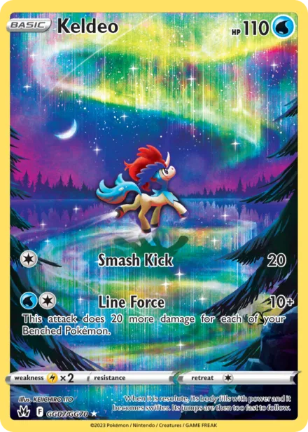 Keldeo swsh12.5gg GG07