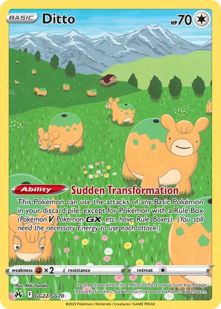 Ditto swsh12.5gg GG22
