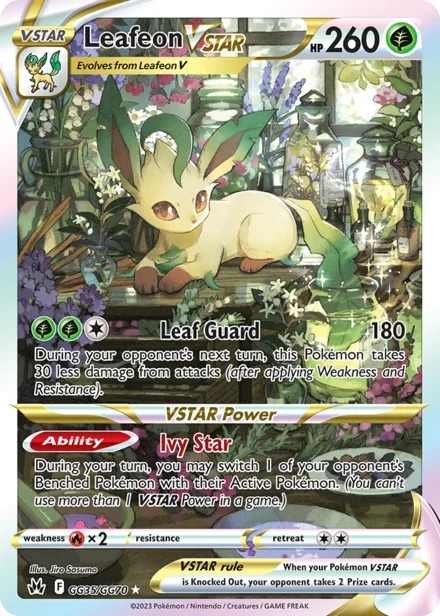 Leafeon VSTAR swsh12.5gg GG35