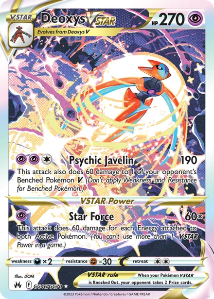 Deoxys VSTAR swsh12.5gg GG46