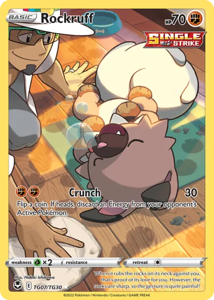 Rockruff swsh12tg TG07