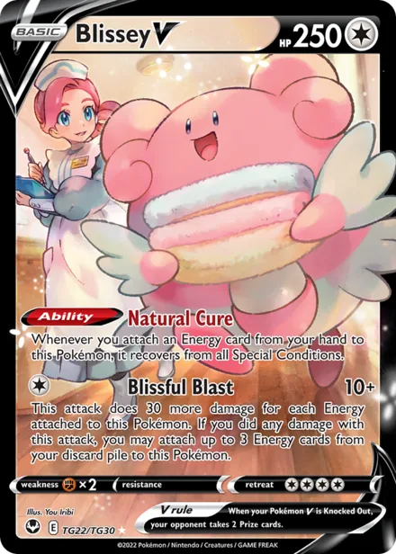 Blissey V swsh12tg TG22