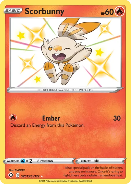 Scorbunny swsh4.5sv SV015