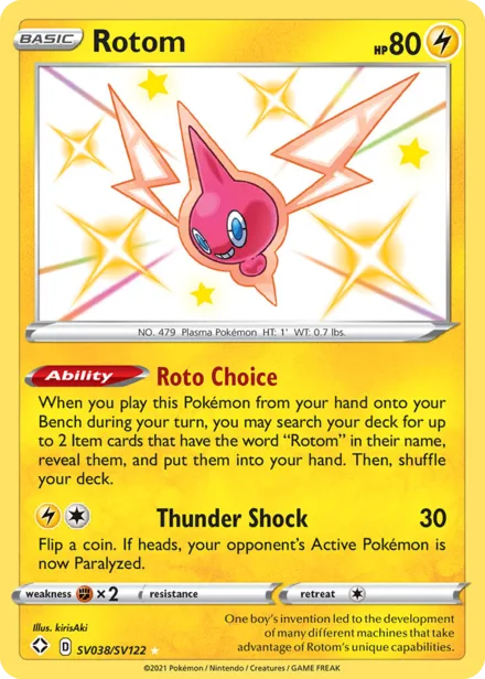 Rotom swsh4.5sv SV038
