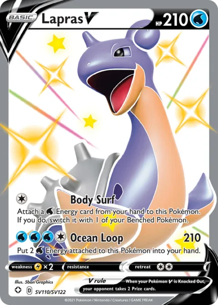 Lapras V swsh4.5sv SV110