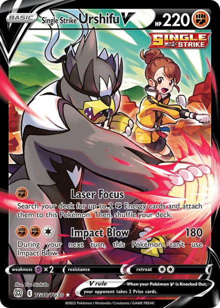 Single Strike Urshifu V swsh9tg TG18