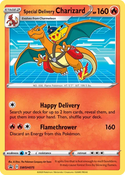 Special Delivery Charizard swshp SWSH075