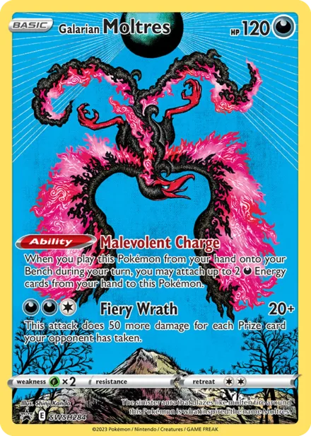 Galarian Moltres swshp SWSH284
