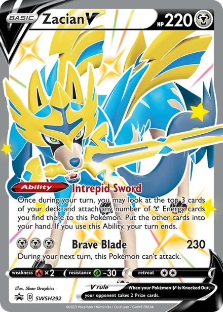 Zacian V swshp SWSH292