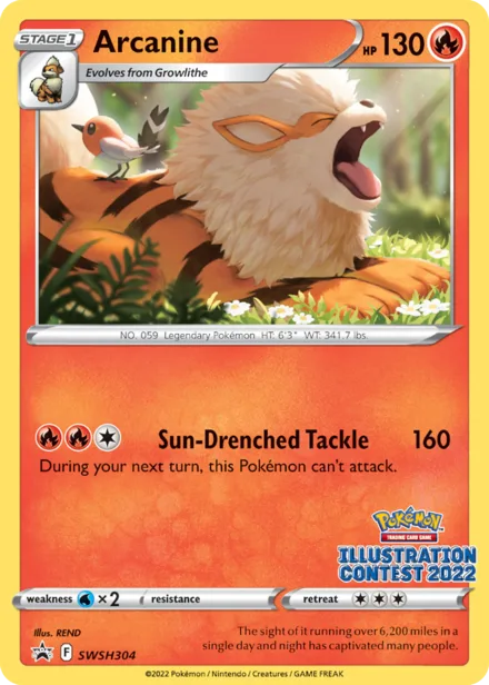 Arcanine swshp SWSH304