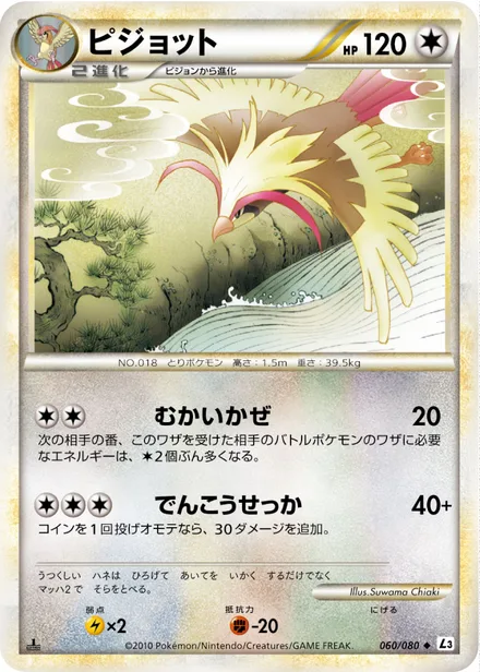 Pidgeot L3 060/080
