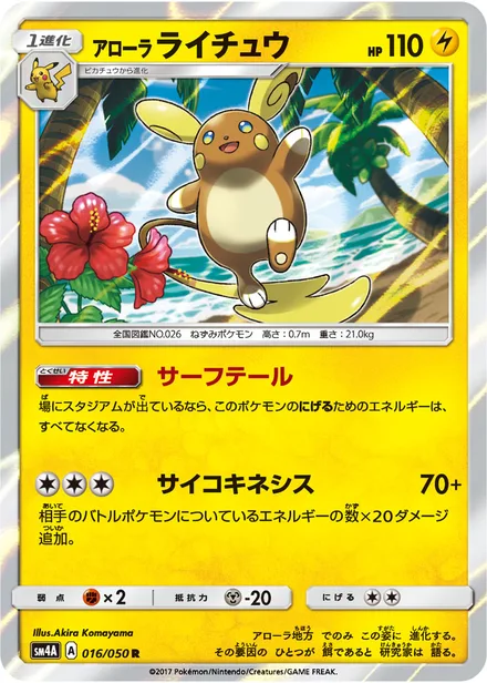 Alolan Raichu SM4A 016/50