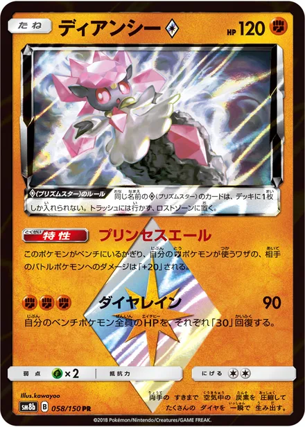 Diancie SM8b 058/150