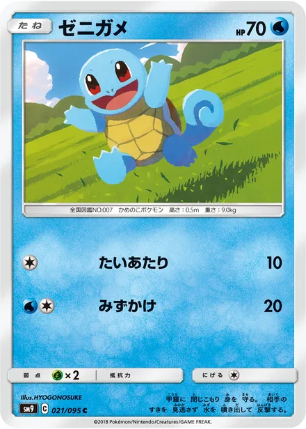 Squirtle SM9 021/95