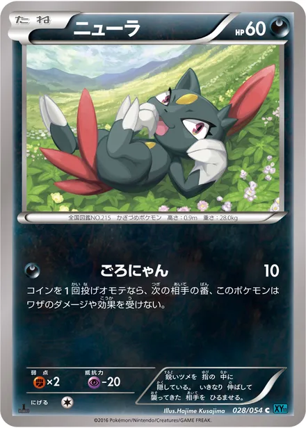 Sneasel XY11b 028/054