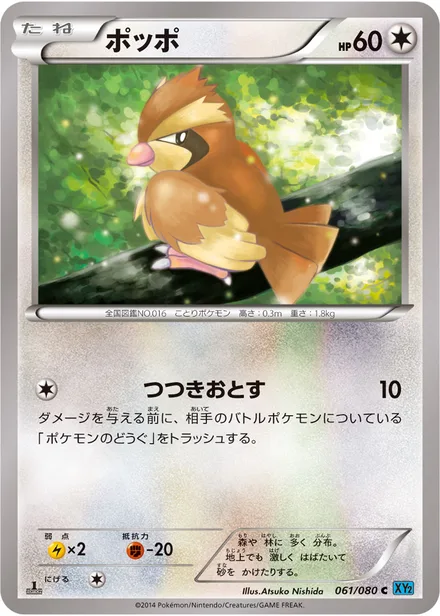 Pidgey XY2 061/080