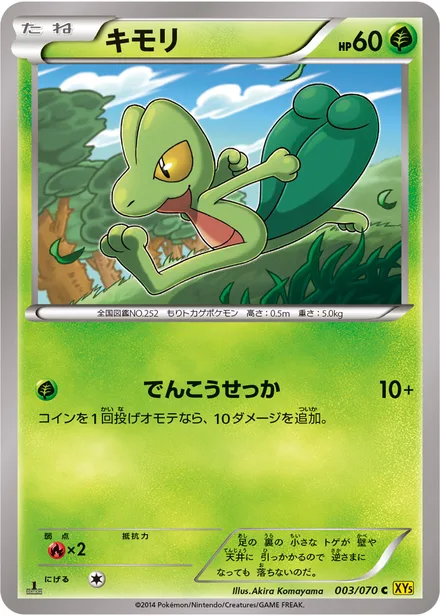 Treecko XY5a 003/070