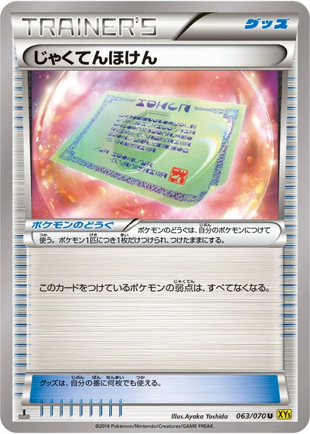 Weakness Policy XY5a 063/070