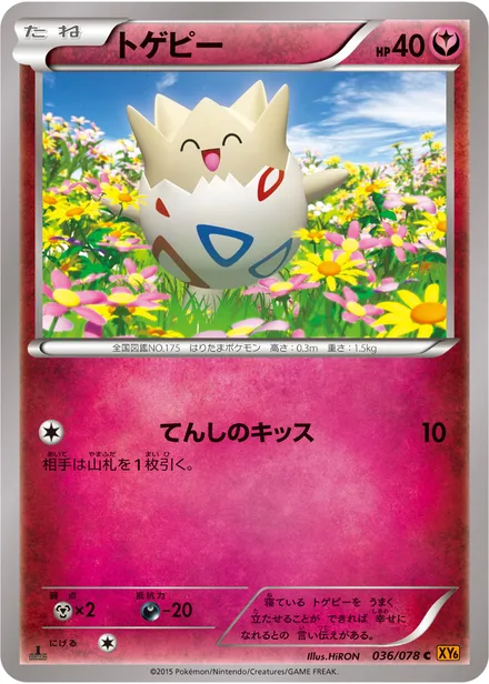Togepi XY6 036/078
