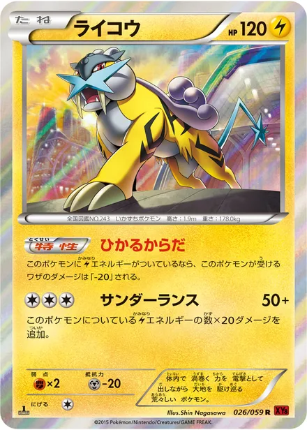 Raikou XY8b 026/059