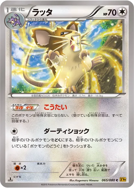 Raticate XY9 065/080
