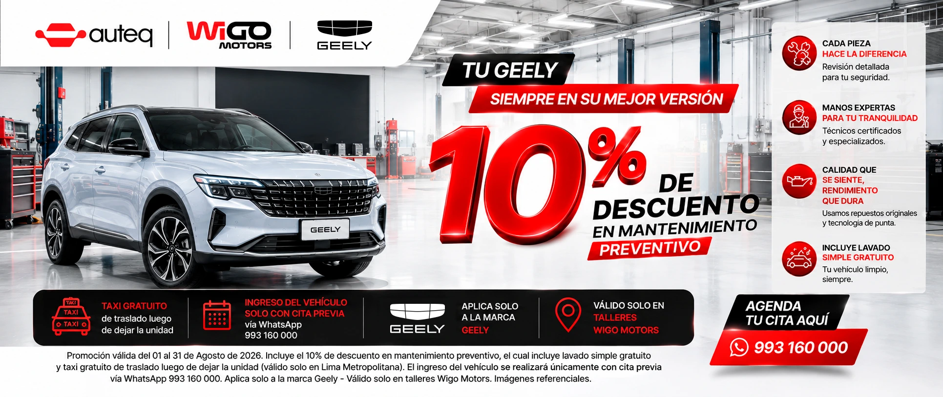 Banner Wigo - Geely
