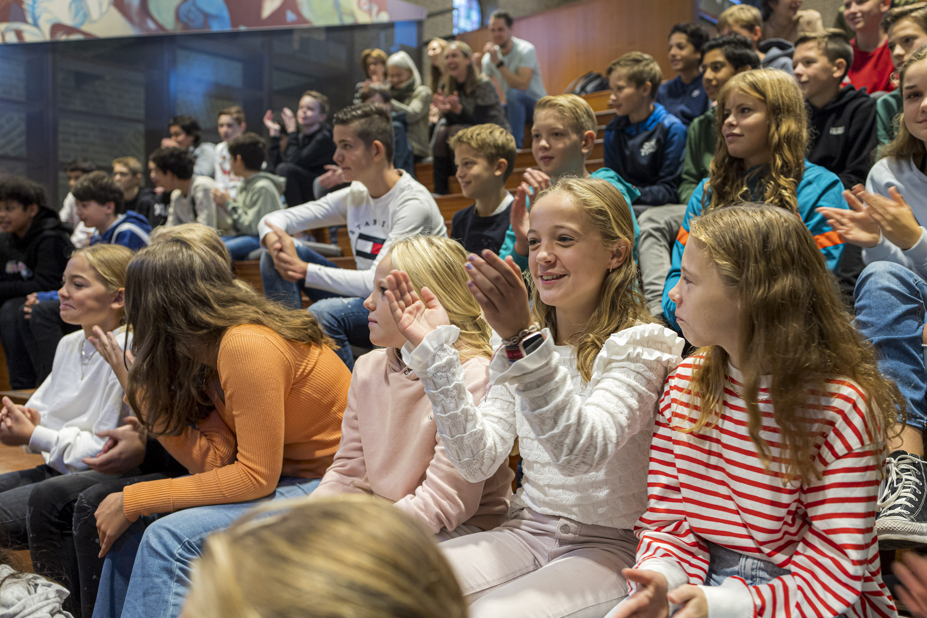 nieuwe leerlingen Lyceum de Grundel