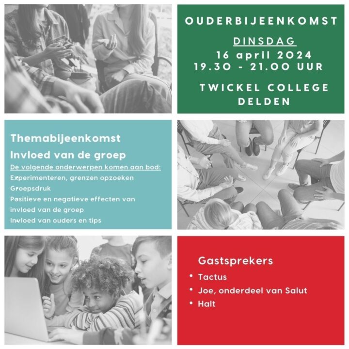 Ouderavond DINSDAG 16 april 2024 Insta