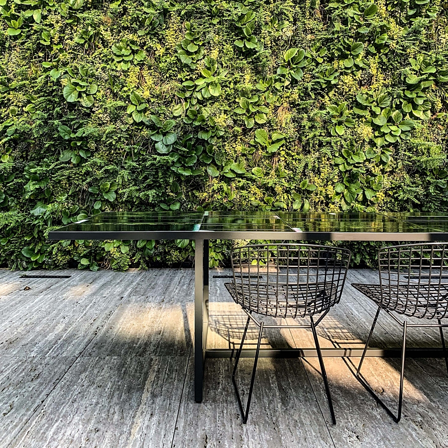 paola lenti - sciara tafel - knoll - bertoia dining chair