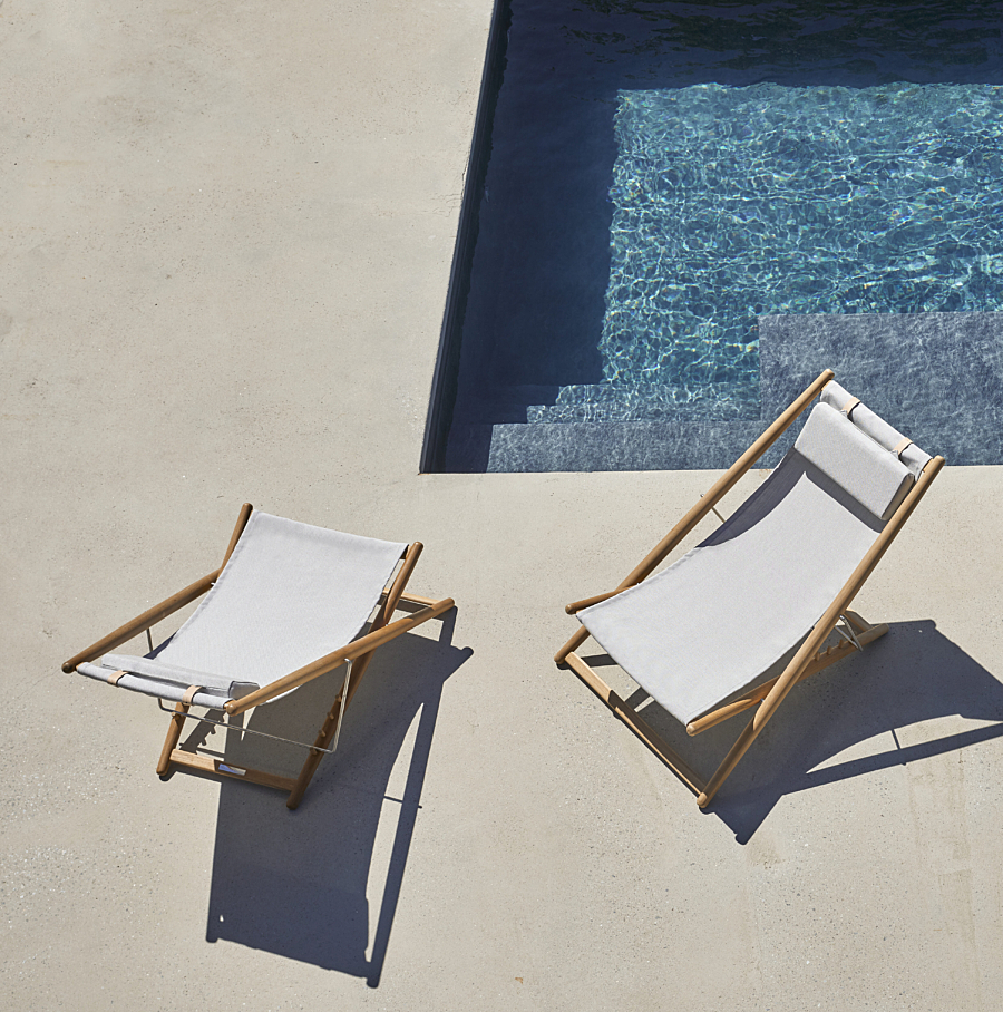 Skargaarden - H55 - design beacher - lounge chair