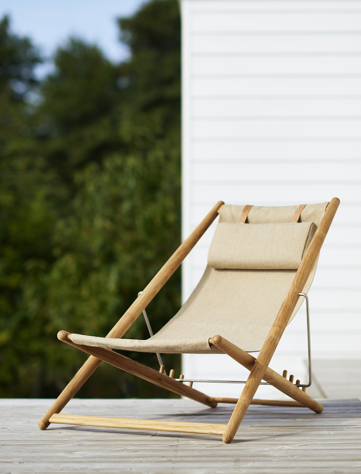 Skargaarden - foldable beach chair - H55 lounge chair