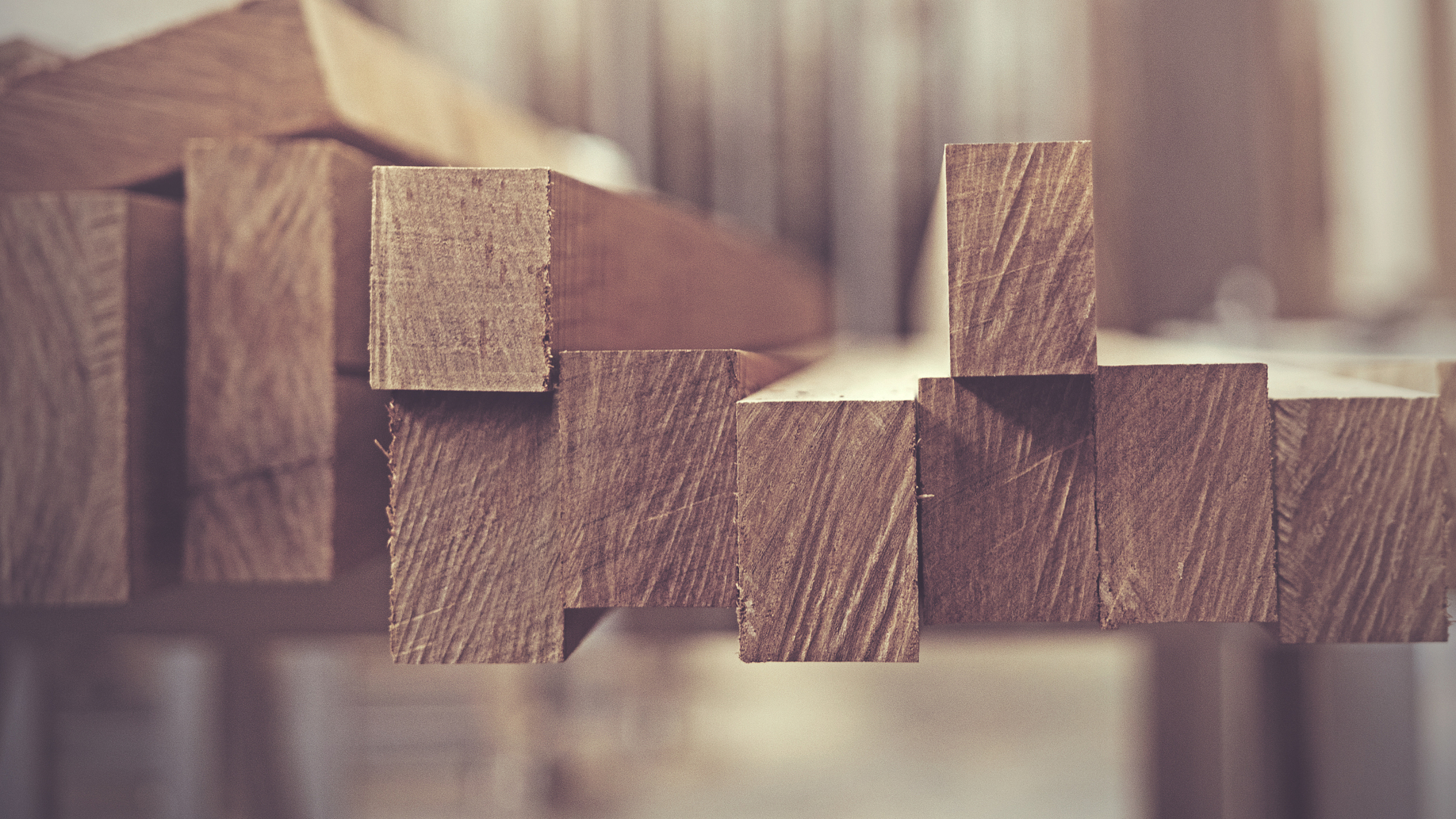 Bastalpe - hout - timber tafel - handgemaakte houten meubels