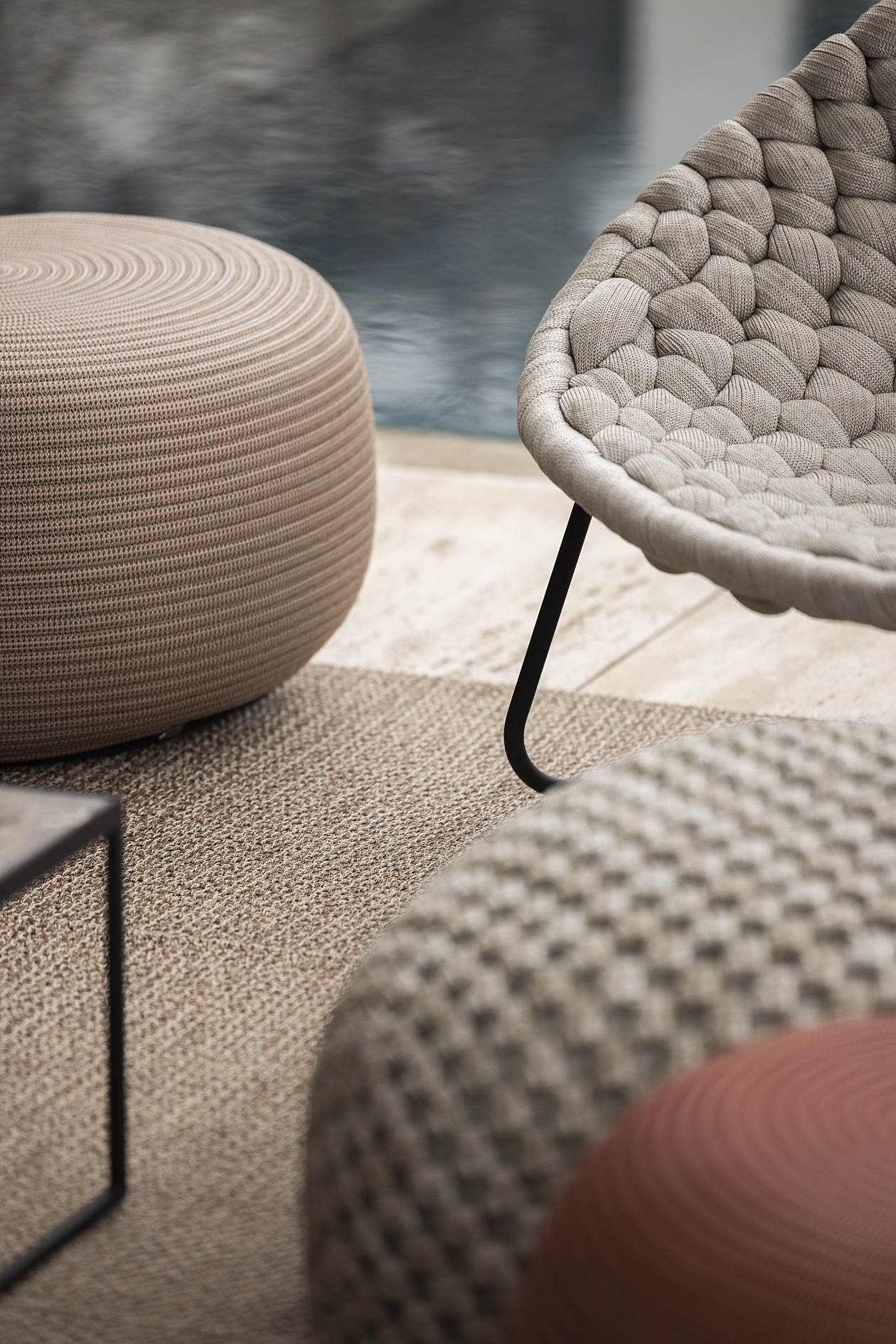 paola lenti details shito berry pouf otto pouf