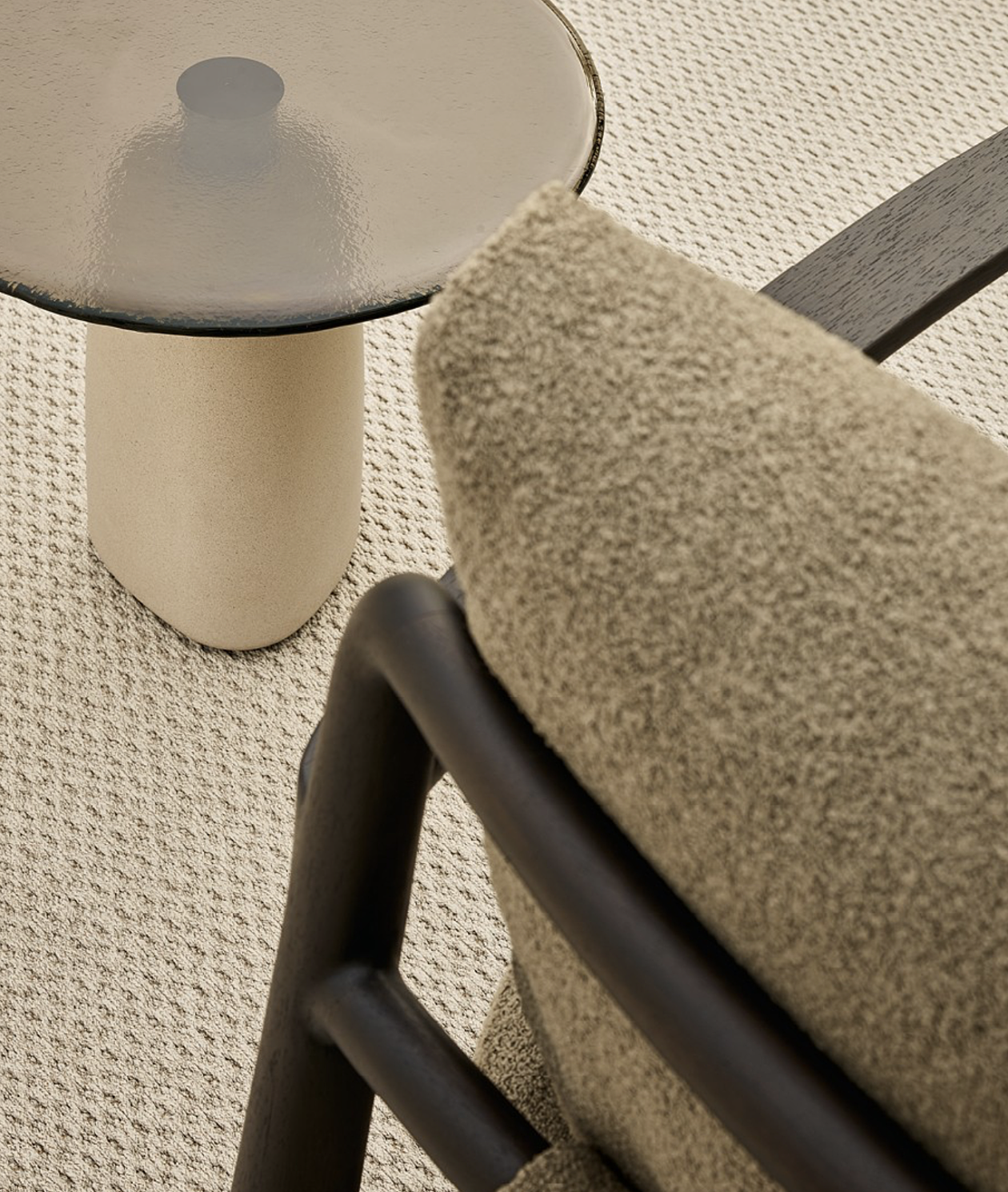 Poliform - strata coffee table - detail - Italian design