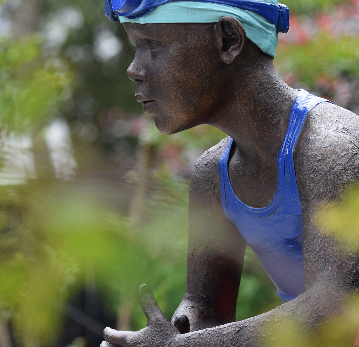 Detail - artwork in garden