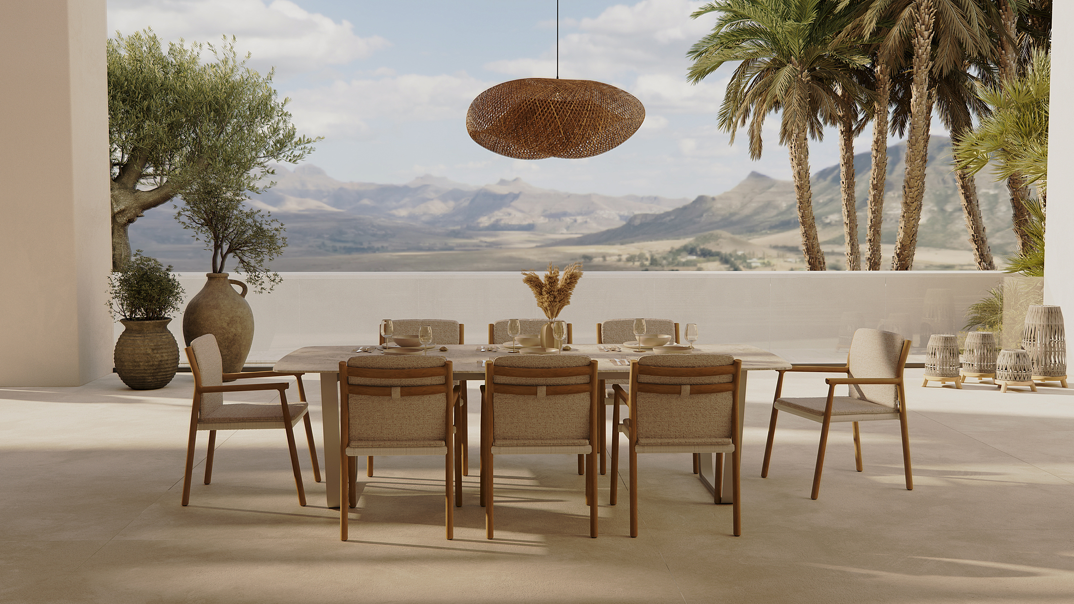 Manutti Muyu Dining chairs ambiance