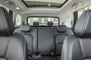 Interior y butacas del SUV