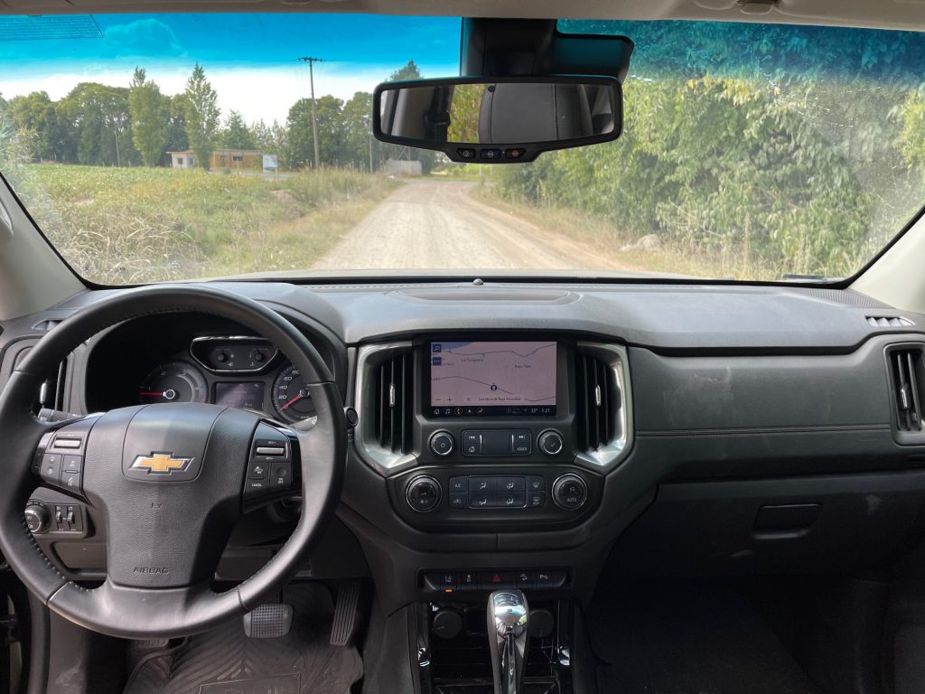 Interior confortable de la pick up