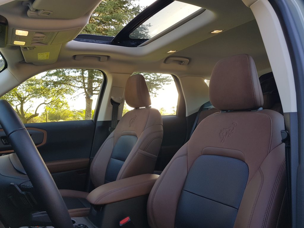 Interior del SUV con butacas amplias