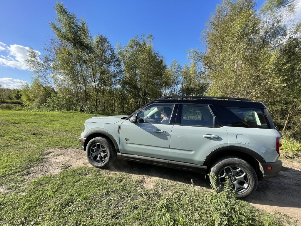 La carrocería bitono del Bronco Sport.