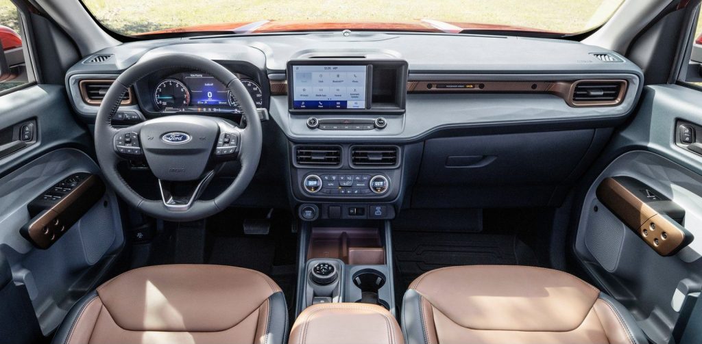 Interior de la nueva Ford Maverick