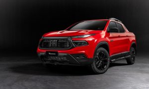 Fiat Toro 2022 rojo frente.