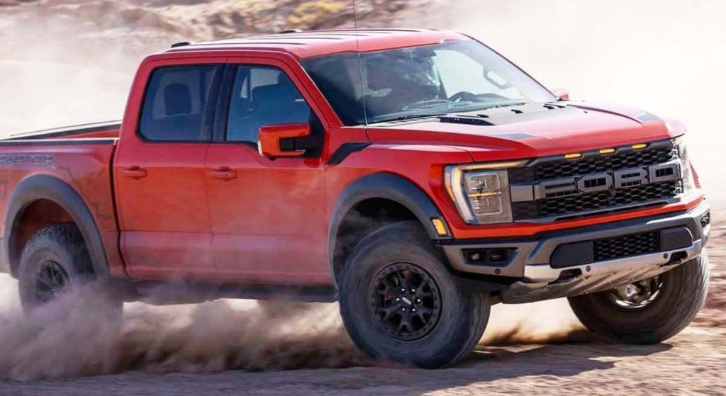 Lateral derecho de la Ford F-150 Raptor.